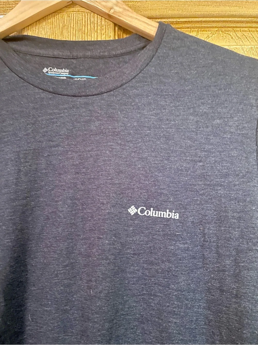 Columbia Men's Long Sleeve Crew Shirt - Blue size Small